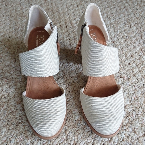 TOMS Milan Closed Toe Heel size 7.5 - Picture 4 of 15